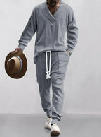 Athleisure Cable Men's Jacquard Set