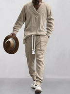 Athleisure Cable Men's Jacquard Set