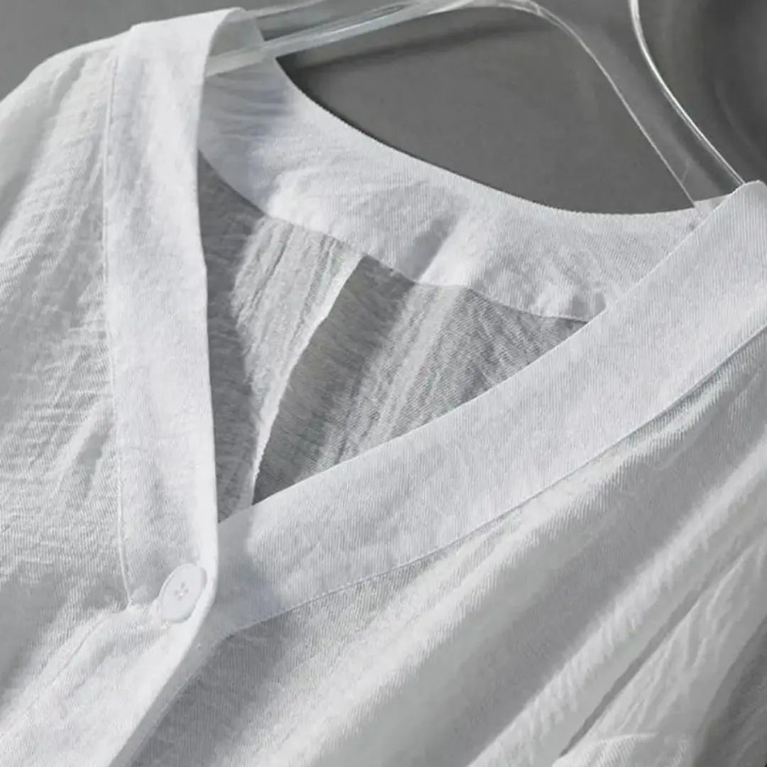 Aurora Women's Linen Blouse