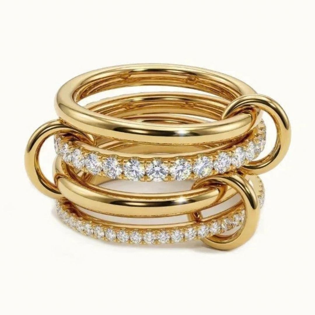 Avaria Becca Stacked Diamond Women's Ring