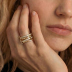 Avaria Becca Stacked Diamond Women's Ring