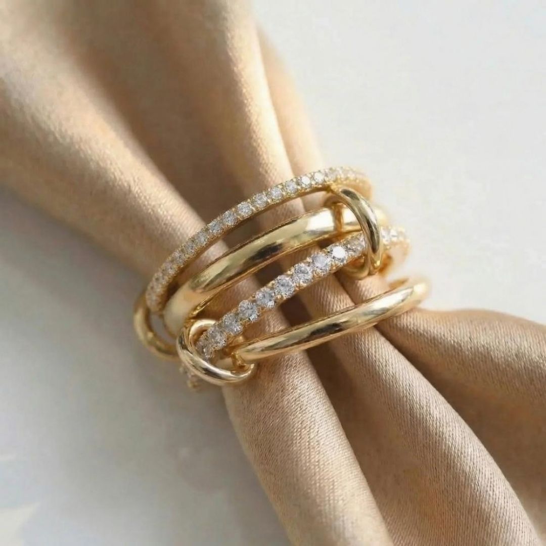 Avaria Becca Stacked Diamond Women's Ring
