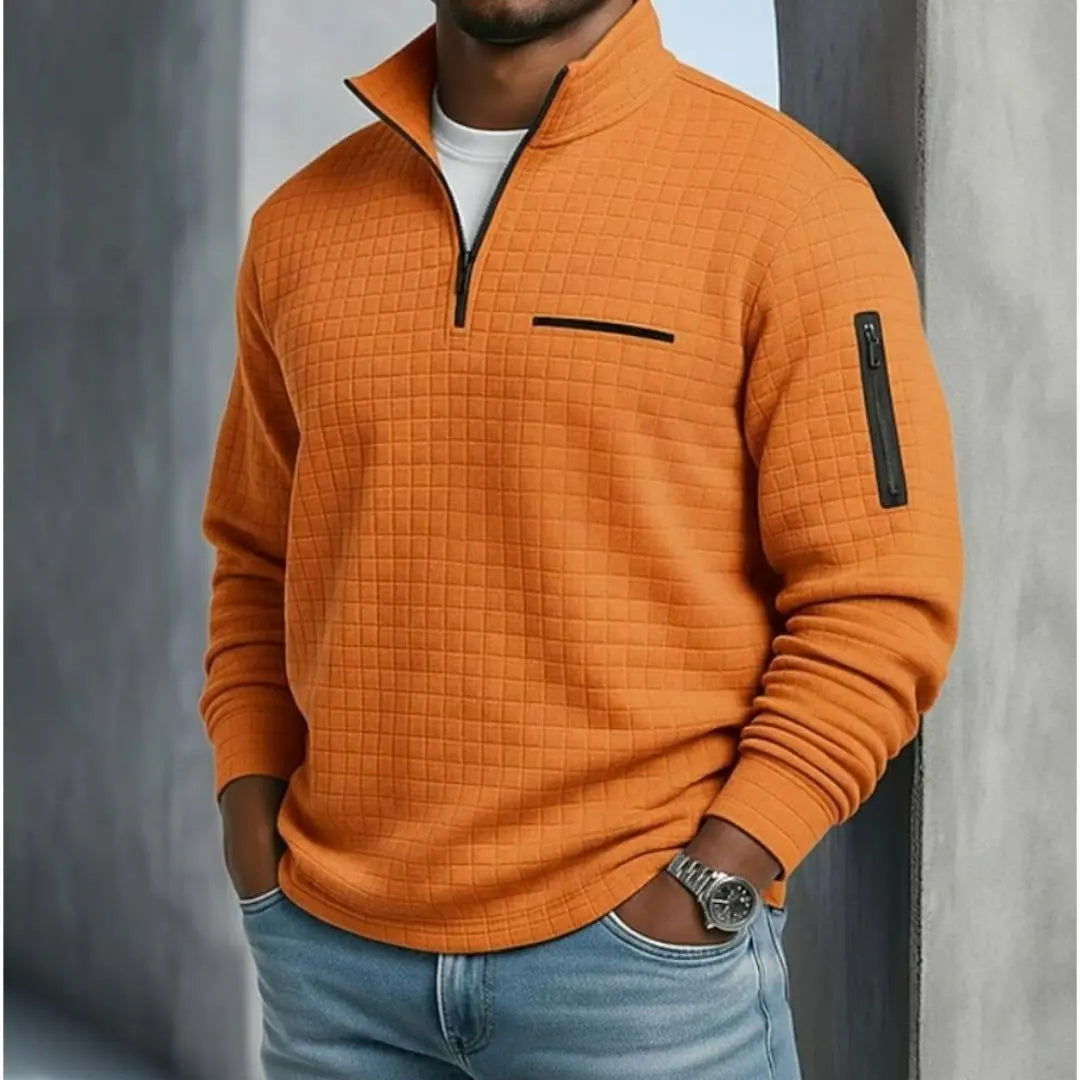 Beckham - Men's Casual Long Sleeve Waffle Shirts