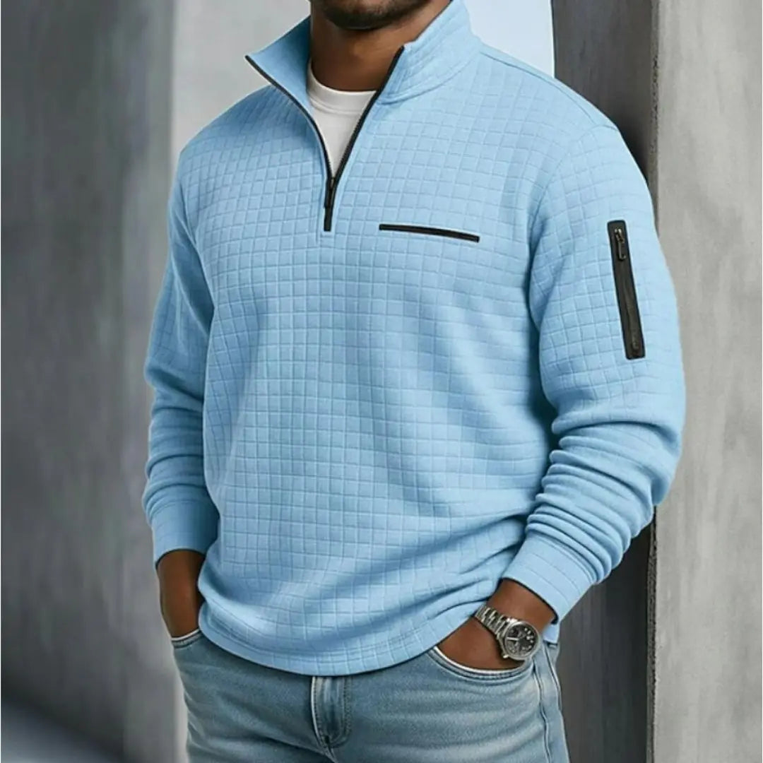 Beckham - Men's Casual Long Sleeve Waffle Shirts