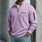 Beckham - Men's Casual Long Sleeve Waffle Shirts