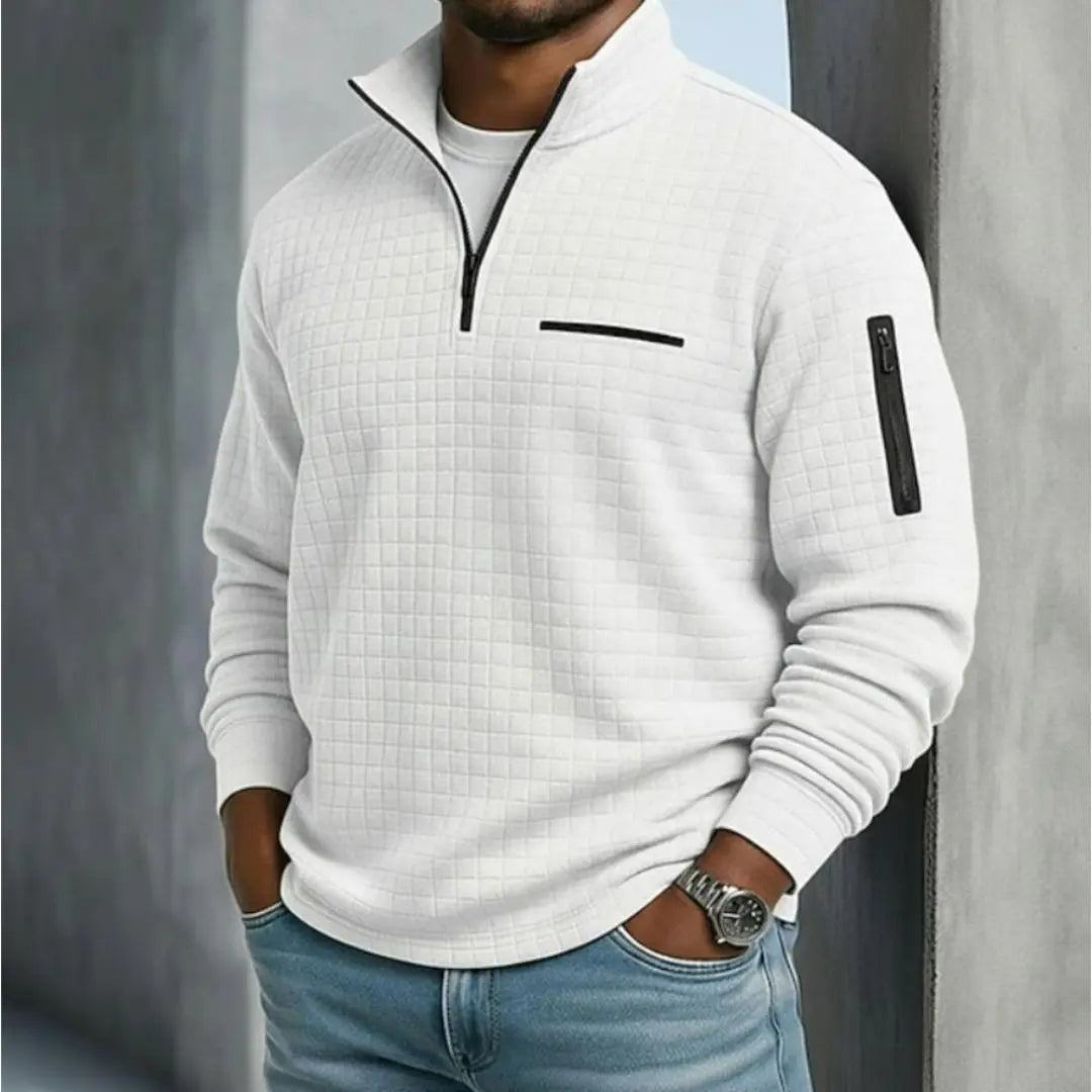 Beckham - Men's Casual Long Sleeve Waffle Shirts