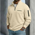 Beckham - Men's Casual Long Sleeve Waffle Shirts