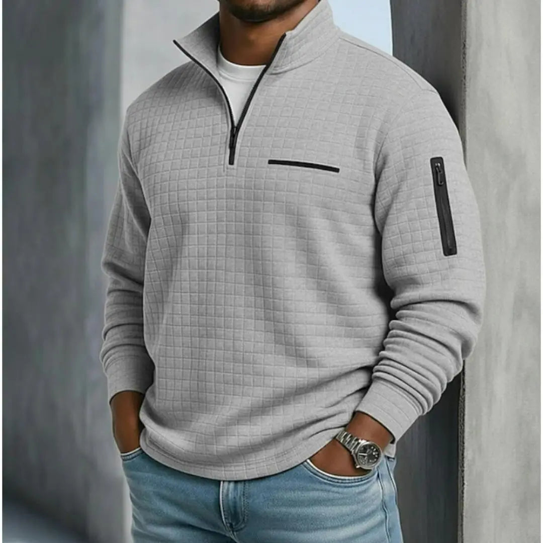 Beckham - Men's Casual Long Sleeve Waffle Shirts