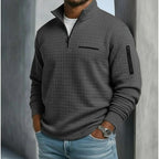 Beckham - Men's Casual Long Sleeve Waffle Shirts