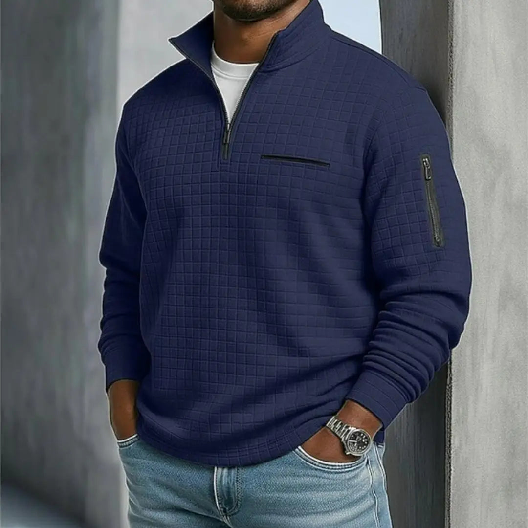 Beckham - Men's Casual Long Sleeve Waffle Shirts
