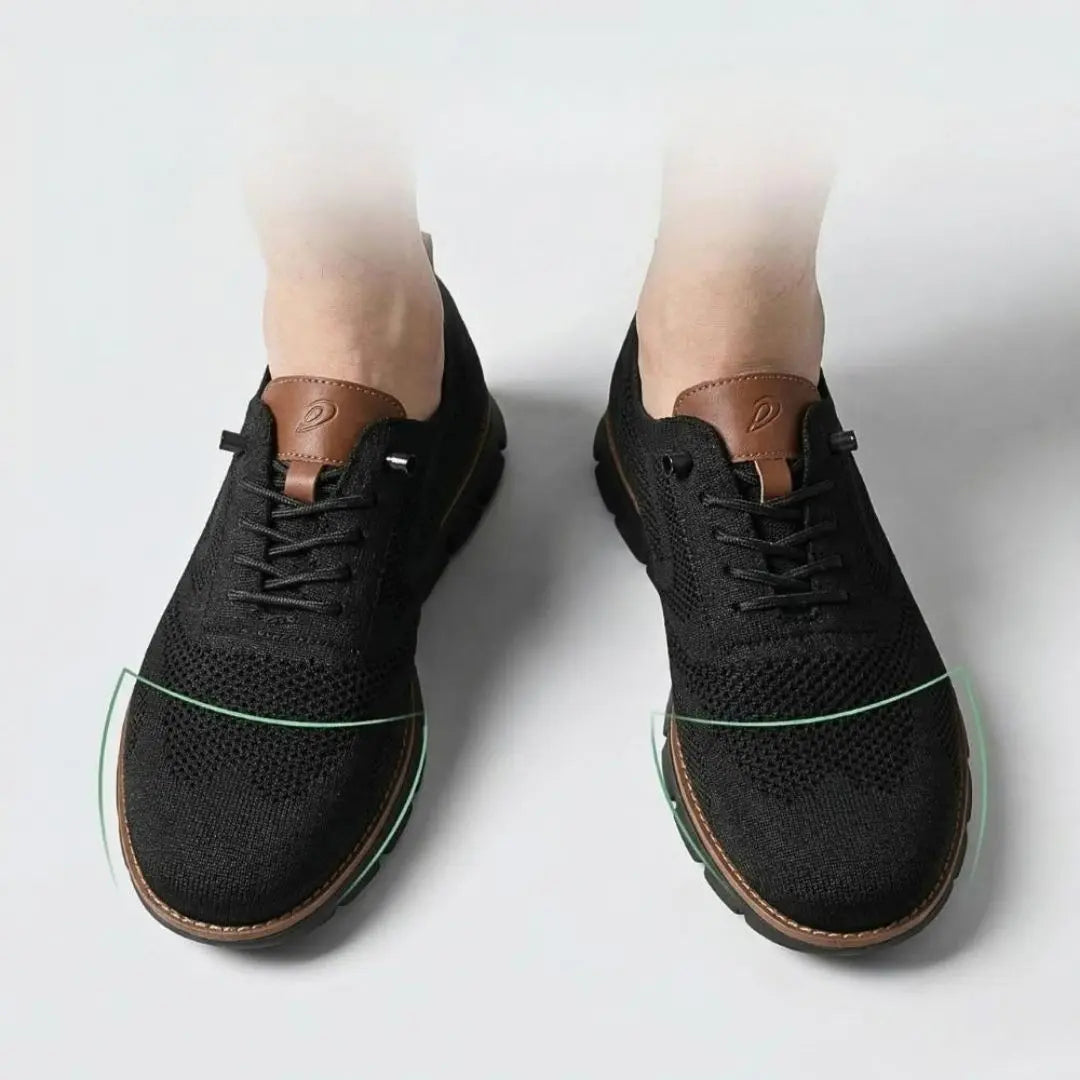 Comfofeet Ultra Comfy - Unisex Black Sole Healthy and Supportive Walking Shoes