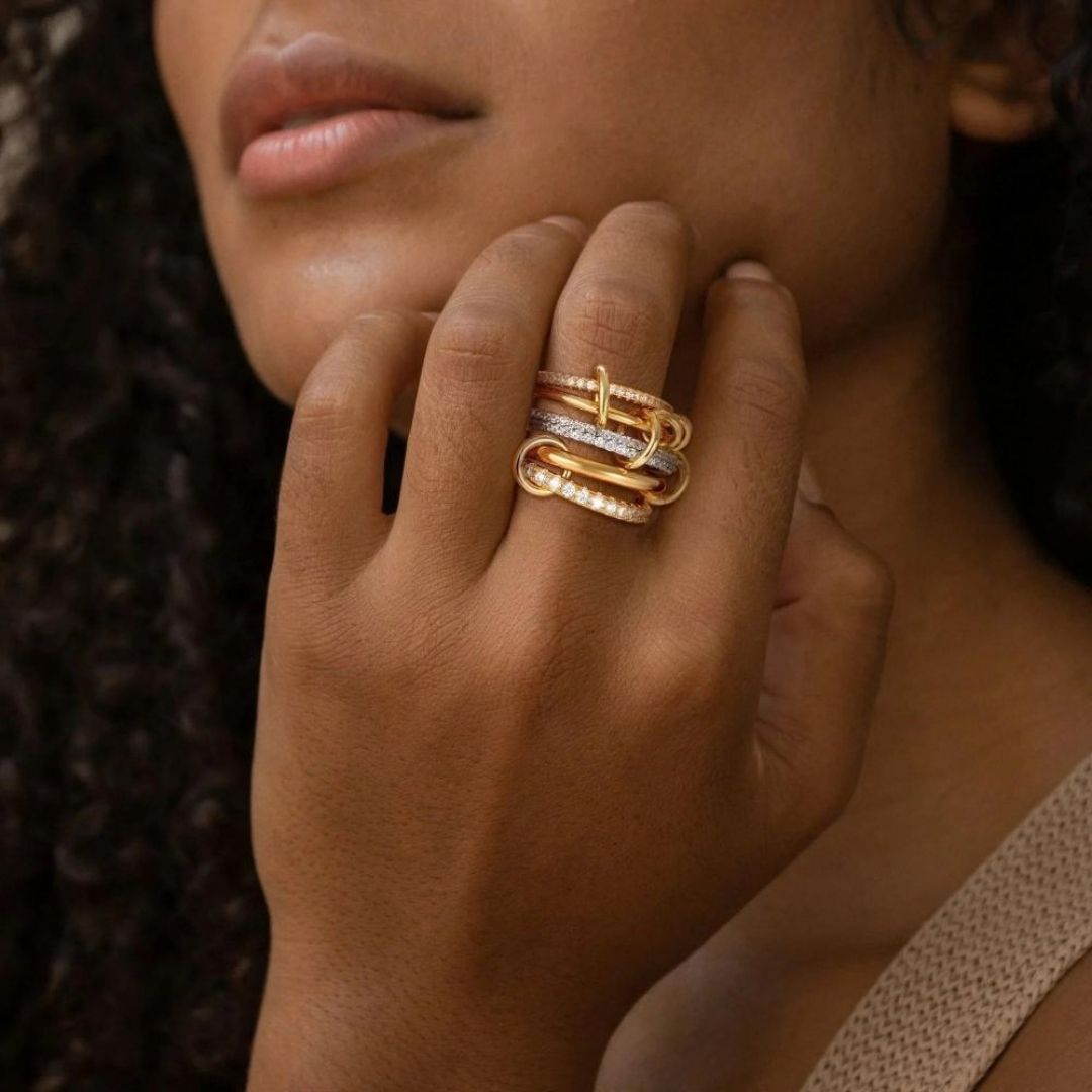 Avaria Blaise Stacked Diamond Women's Ring
