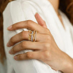 Avaria Blaise Stacked Diamond Women's Ring