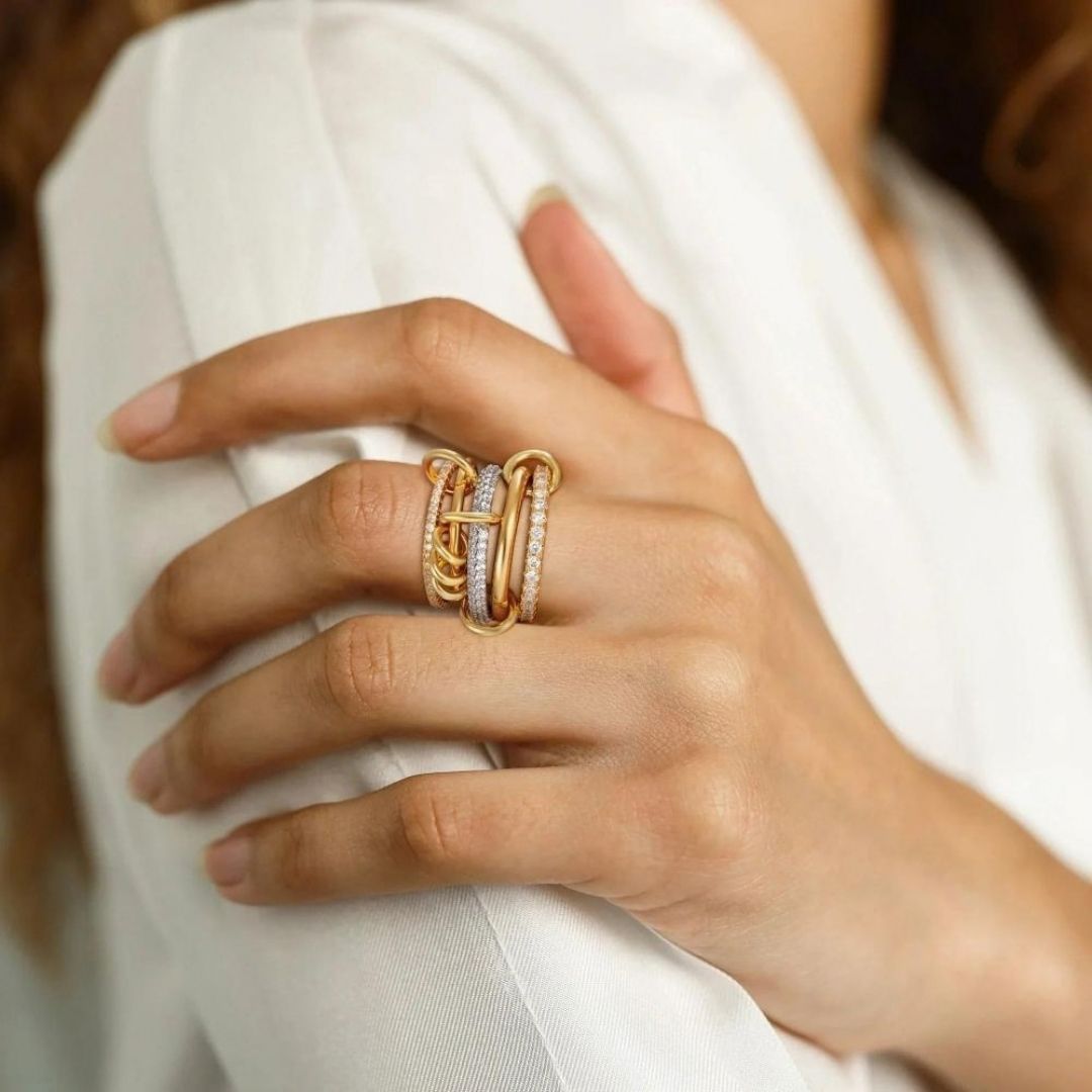 Avaria Blaise Stacked Diamond Women's Ring
