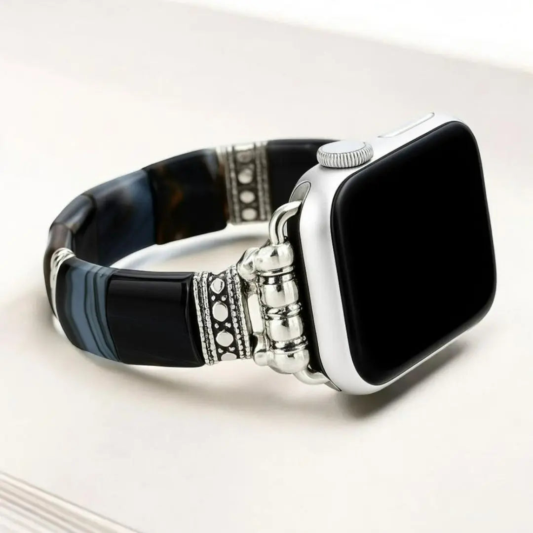 Bohemian Noir Stretch Watch Band