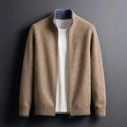 Bordeaux - Men's Merino Zip Jacket