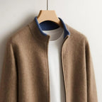 Bordeaux - Men's Merino Zip Jacket