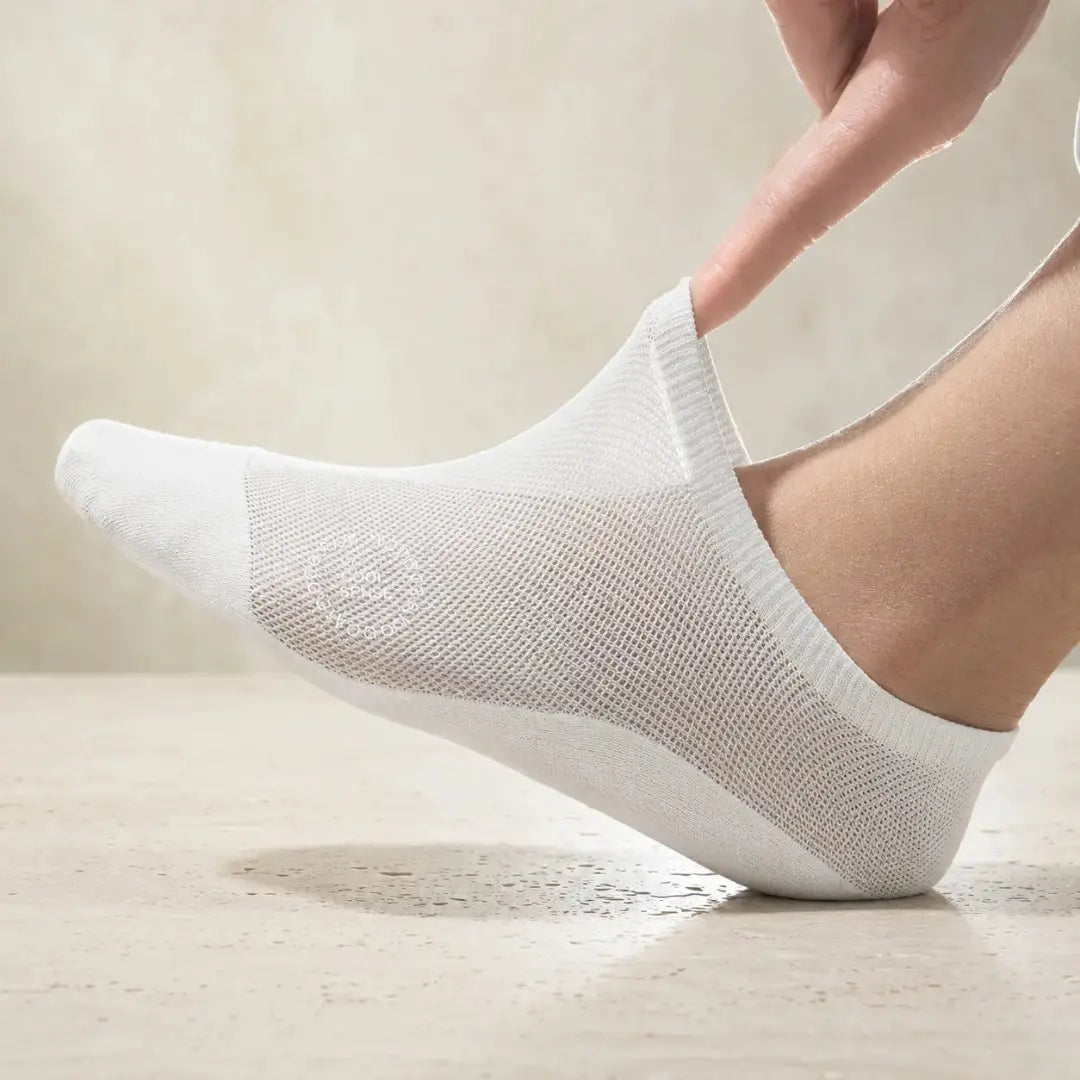 Breathable Reinforced No-Show Socks