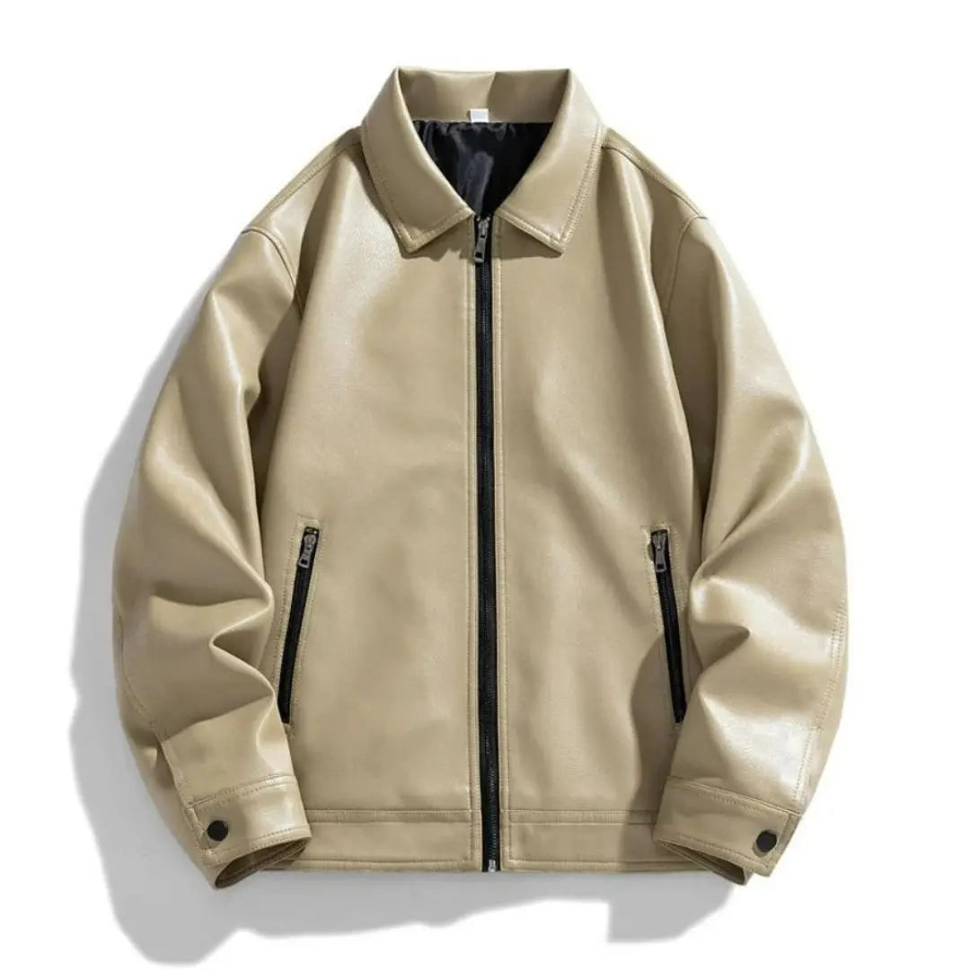 Bronco - Men's Leather Bomber Jacket