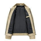 Bronco - Men's Leather Bomber Jacket
