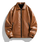 Bronco - Men's Leather Bomber Jacket