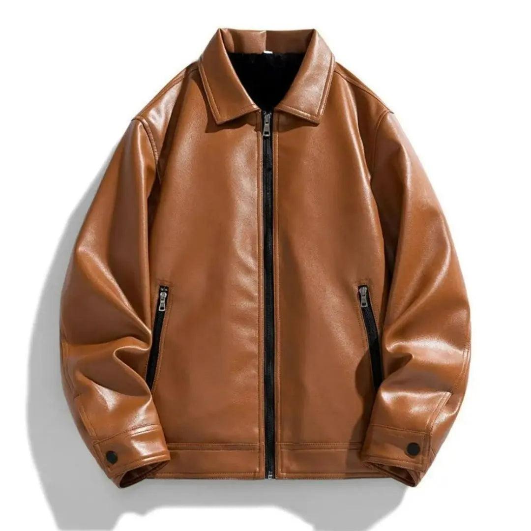 Bronco - Men's Leather Bomber Jacket