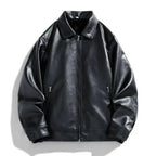 Bronco - Men's Leather Bomber Jacket