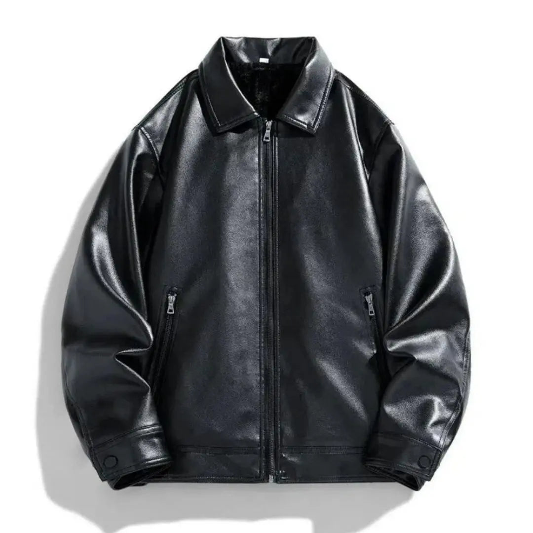 Bronco - Men's Leather Bomber Jacket