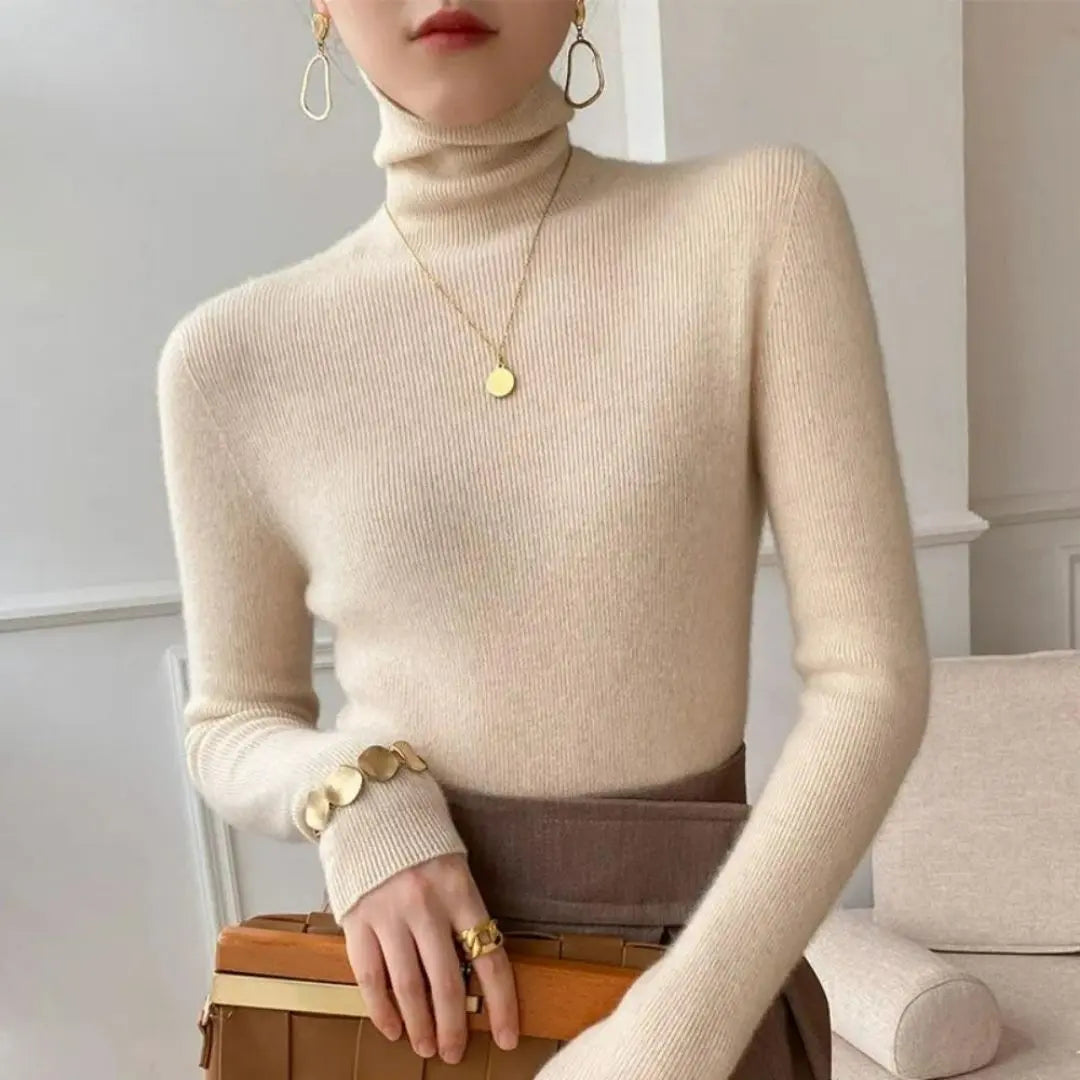 Camille - Women's Cashmere Turtleneck