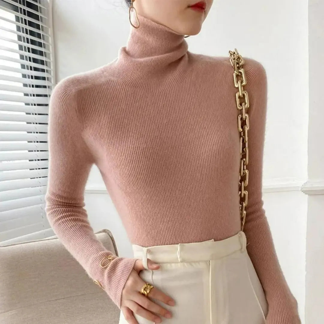 Camille - Women's Cashmere Turtleneck
