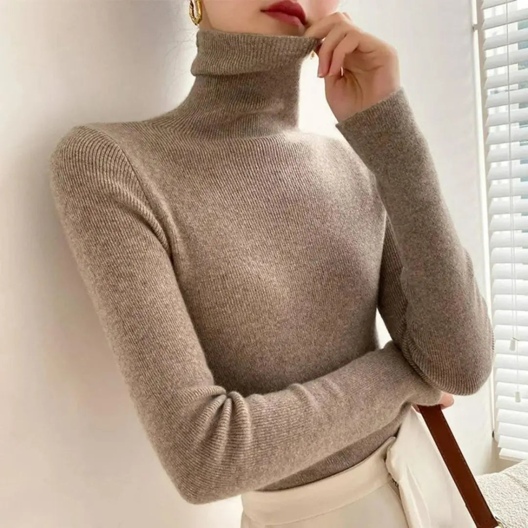 Camille - Women's Cashmere Turtleneck