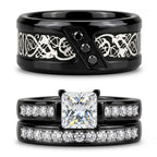 Celtic Black Rings - Couple Choice