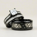 Celtic Black Rings - Couple Choice