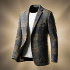 Charles Houndstooth Men's Wool Blazer