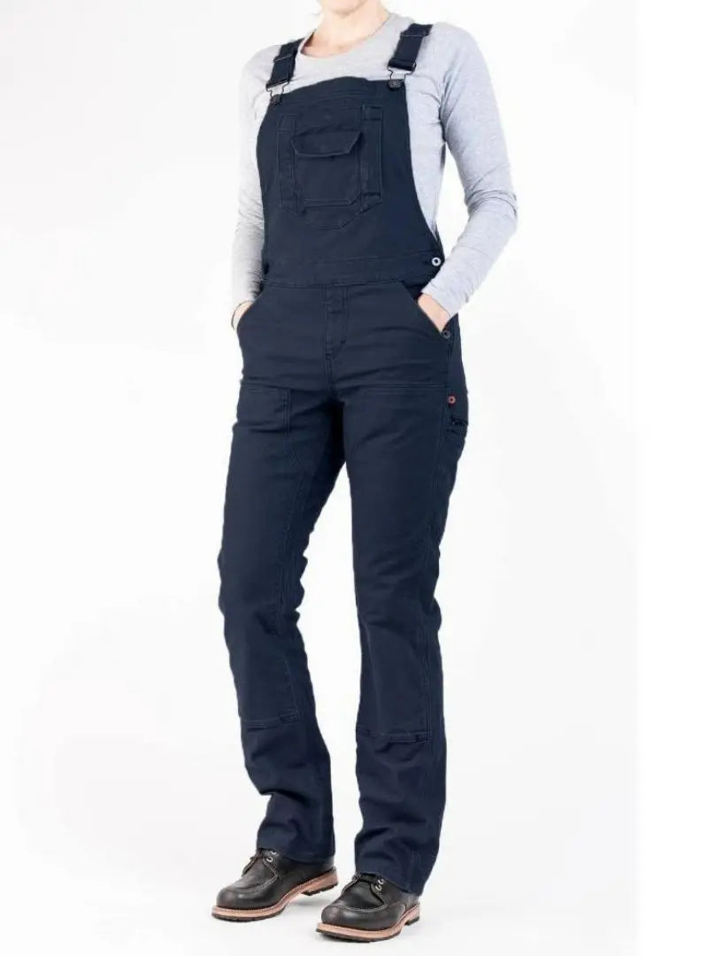 Women's Stretch Canvas Work Bib Overalls