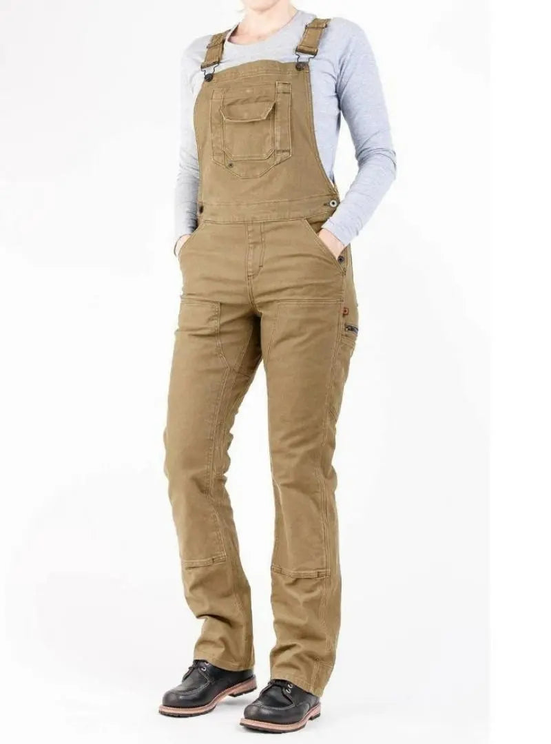 Women's Stretch Canvas Work Bib Overalls