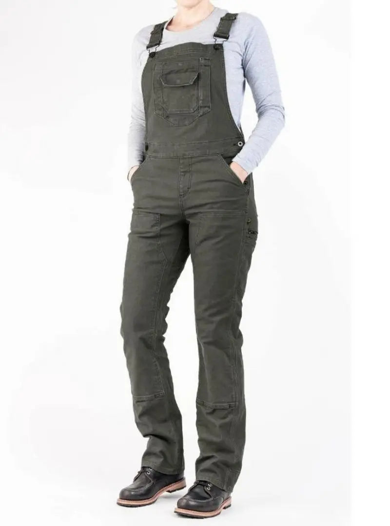 Women's Stretch Canvas Work Bib Overalls