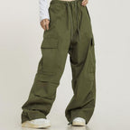 Ctb Women's Monochrome Baggy Cargo Pants - Harajuku Street Wear