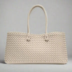 Daria - Women's Woven Leather Handbag