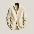 Elliot - Men's Tailored Button-Front Knit Cardigan