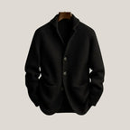 Elliot - Men's Tailored Button-Front Knit Cardigan