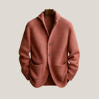 Elliot - Men's Tailored Button-Front Knit Cardigan
