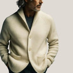 Elliot - Men's Tailored Button-Front Knit Cardigan