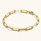 Avaria Eloise Gold Paperclip Women's Bracelet
