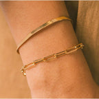 Avaria Eloise Gold Paperclip Women's Bracelet