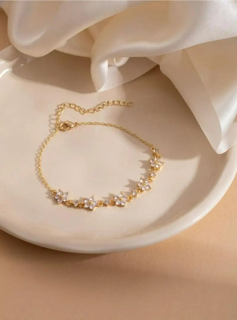 Flora Harmony Whimsical Luxury Charm Bracelet
