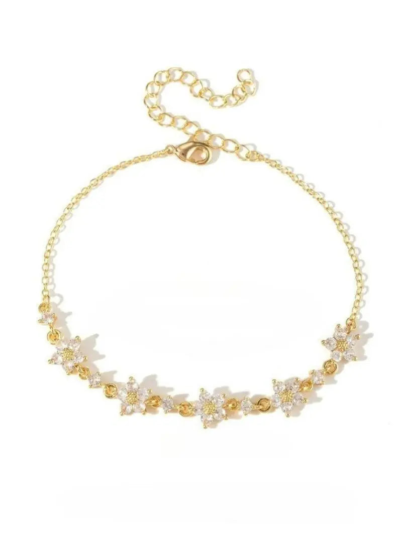Flora Harmony Whimsical Luxury Charm Bracelet