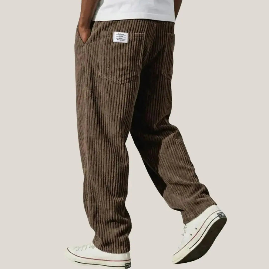 Gary - Men's Vintage-Inspired Corduroy Trousers