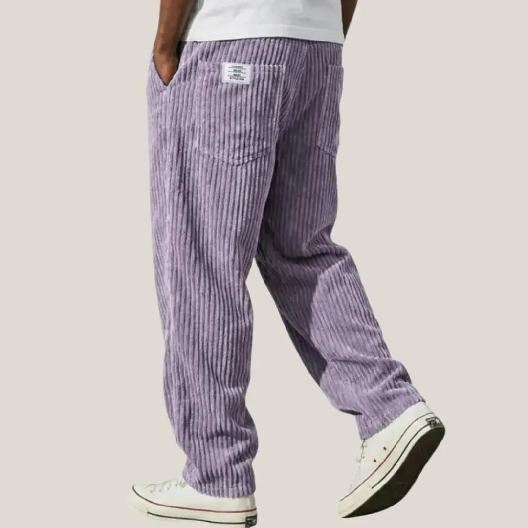 Gary - Men's Vintage-Inspired Corduroy Trousers