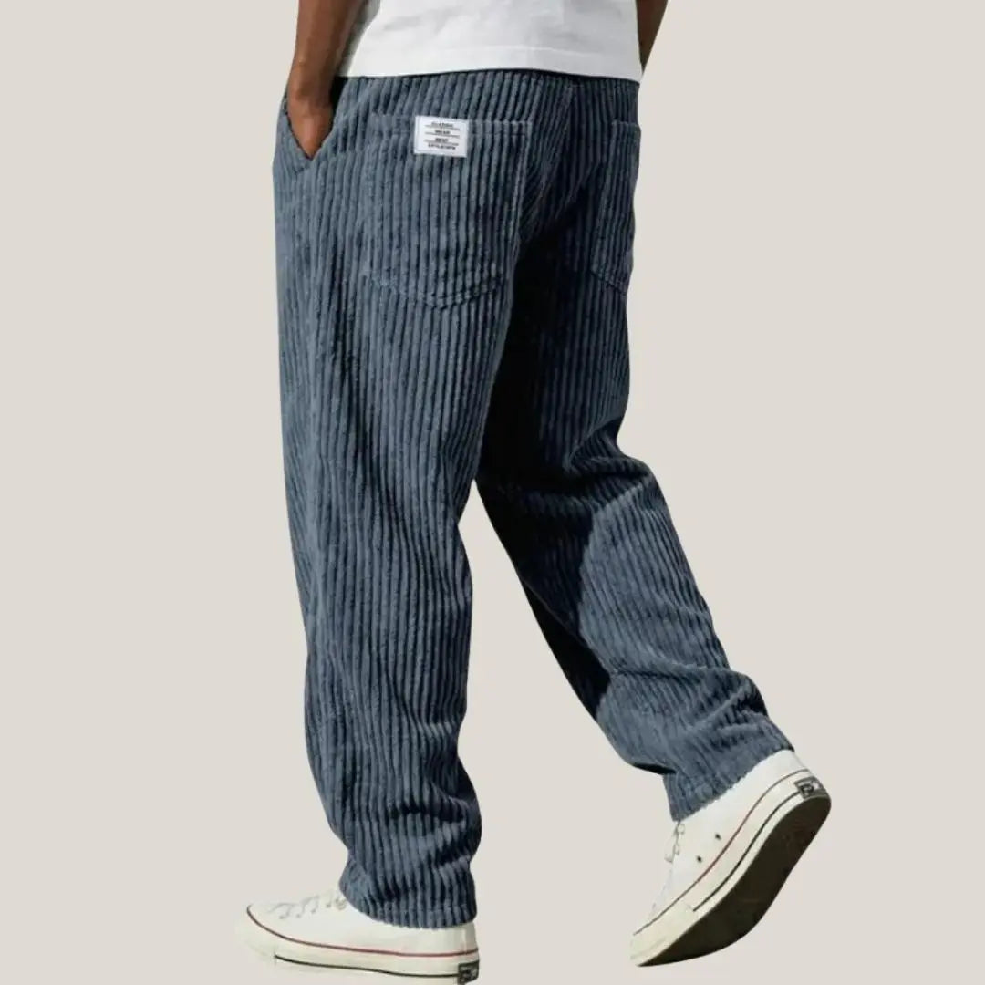 Gary - Men's Vintage-Inspired Corduroy Trousers